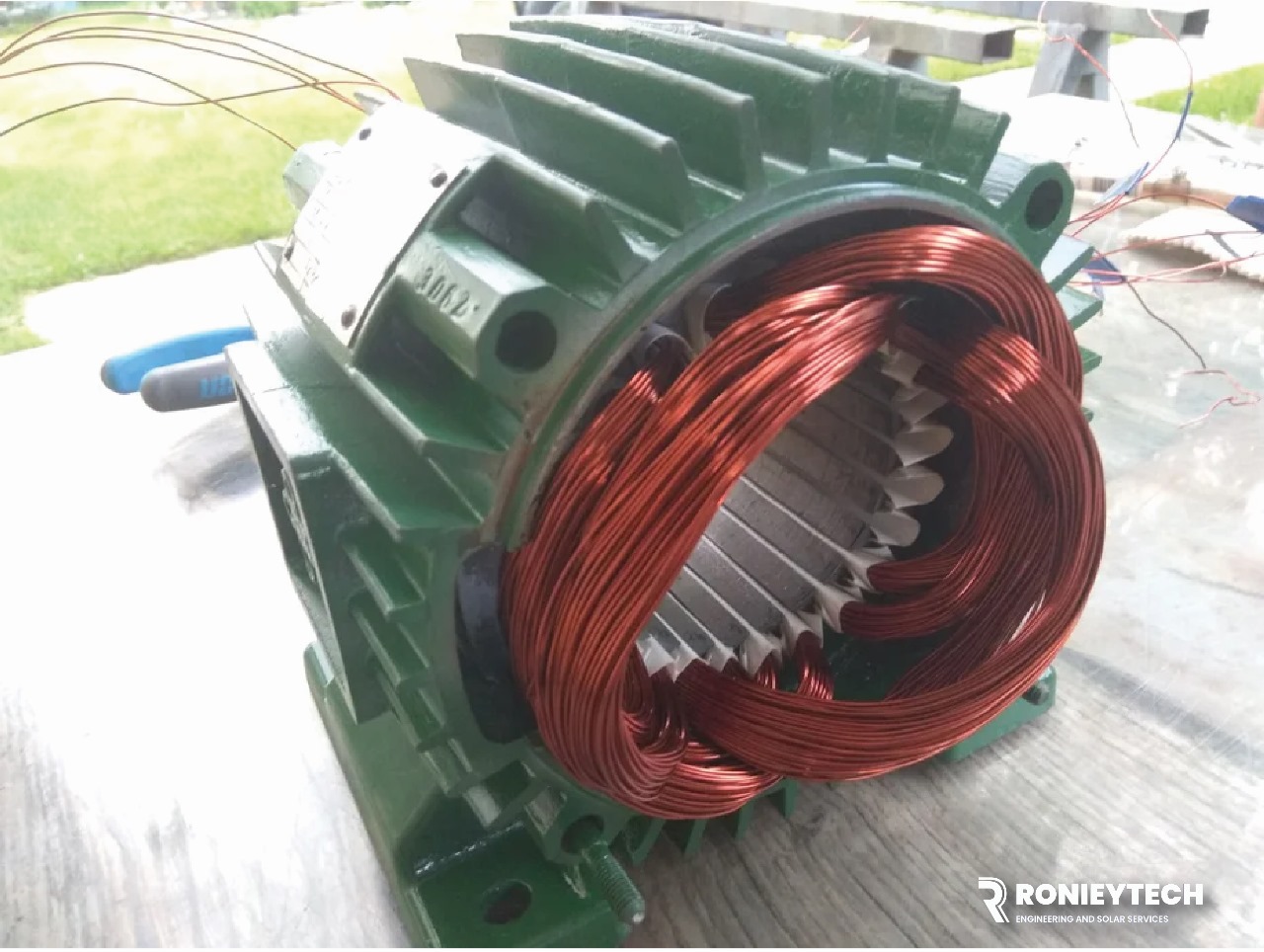 Motor Rewinding & Starter Assembly